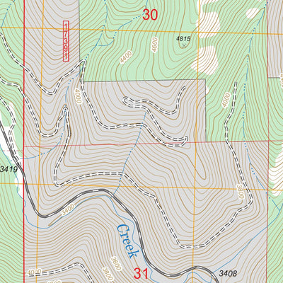 Richards Peak, MT FSTopo Legacy Preview 3