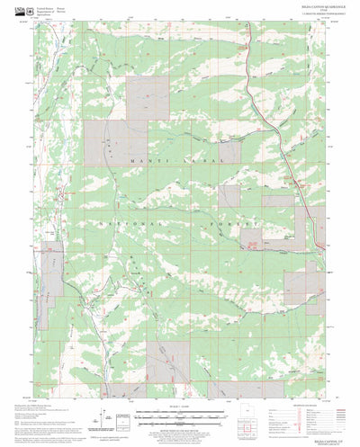 Rilda Canyon, UT FSTopo Legacy Preview 1