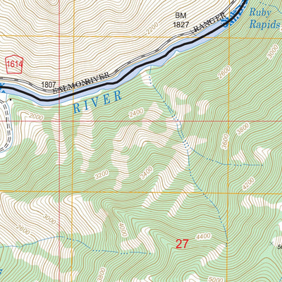 Riggins Hot Springs, ID FSTopo Legacy Preview 3