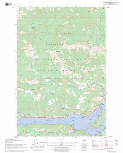 Rimrock Lake, WA FSTopo Legacy Preview 1