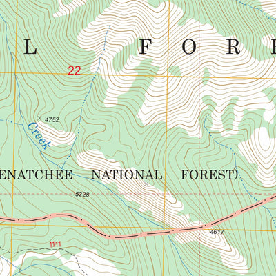 Rimrock Lake, WA FSTopo Legacy Preview 2