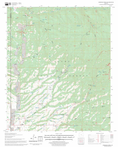 Robinson Mesa, AZ FSTopo Legacy Preview 1
