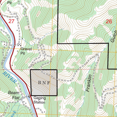 Robbins Gulch, MT FSTopo Legacy Preview 3