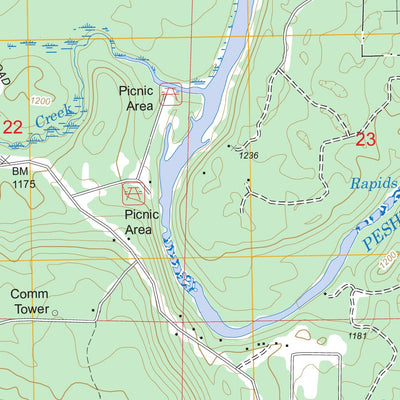 Roaring Rapids, WI FSTopo Legacy Preview 3