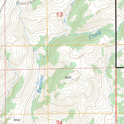 Rock Creek, WY FSTopo Legacy Preview 3