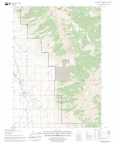 Ramshorn Canyon, ID FSTopo Legacy Preview 1