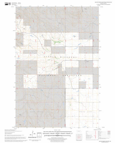Rocky Ridge South, ND FSTopo Legacy Preview 1