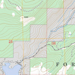 Rock Creek Lake, MT FSTopo Legacy Preview 2