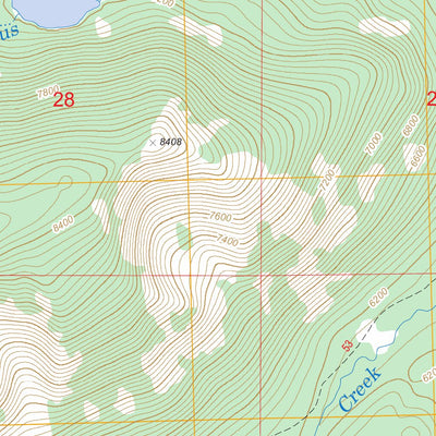 Rock Creek Lake, MT FSTopo Legacy Preview 3