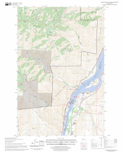 Rocky Reach Dam, WA FSTopo Legacy Preview 1