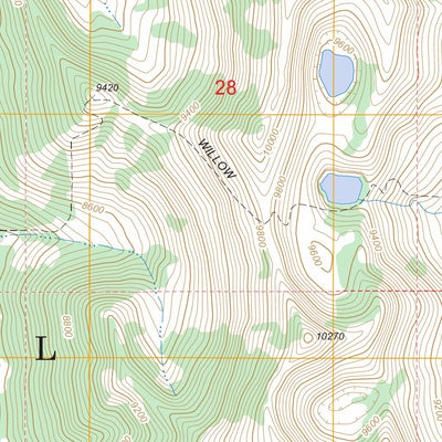 Rock Lake Peak, WY FSTopo Legacy Preview 2