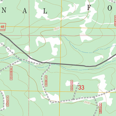 Rock Creek Reservoir, OR FSTopo Legacy Preview 2