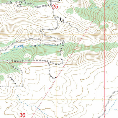 Rodriguez Mountain, CA FSTopo Legacy Preview 2
