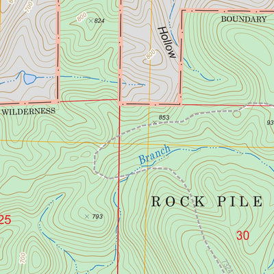 Rock Pile Mountain, MO FSTopo Legacy Preview 2