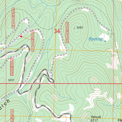 Roop Mountain, CA FSTopo Legacy Preview 3