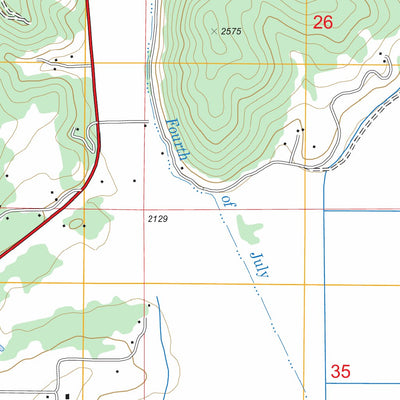 Rose Lake, ID FSTopo Legacy Preview 2