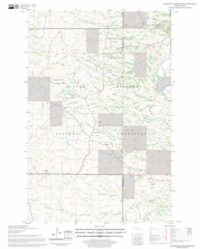 Roosevelt Creek West, ND FSTopo Legacy Preview 1