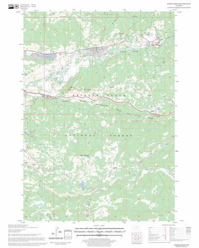 Rosies Ridge, WY FSTopo Legacy Preview 1