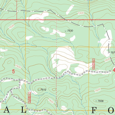 Rosies Ridge, WY FSTopo Legacy Preview 2