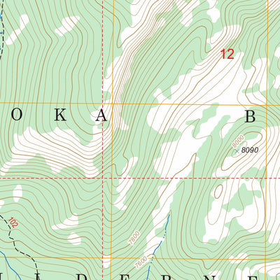 Roundhead Butte, MT - WY FSTopo Legacy Preview 2