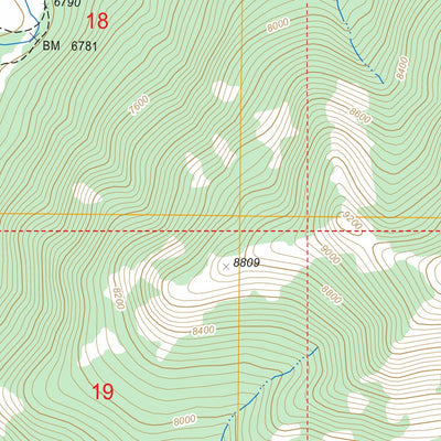 Roundhead Butte, MT - WY FSTopo Legacy Preview 3