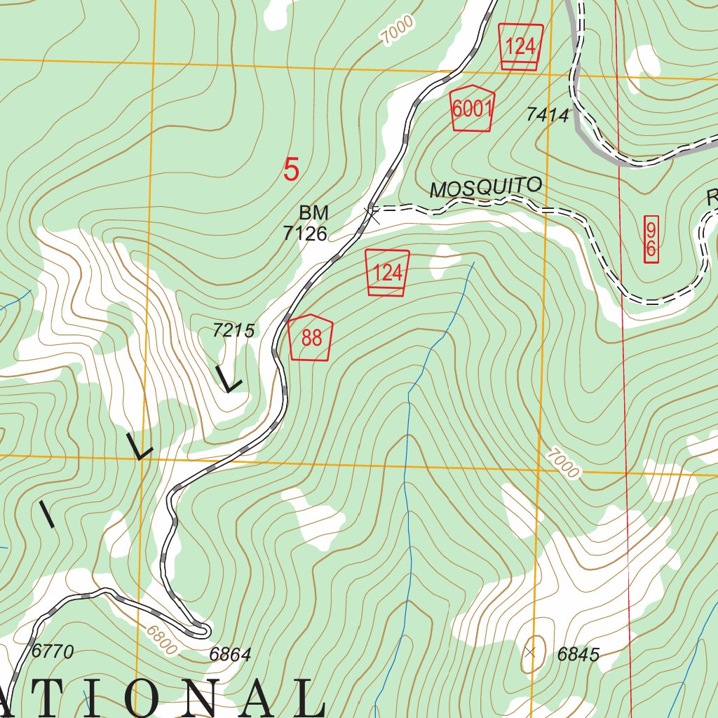 Royal Gorge, CA FSTopo Legacy Map by US Forest Service - Topo | Avenza Maps