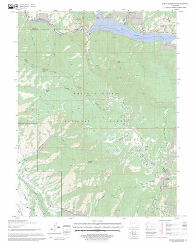 Ruedi Reservoir, CO FSTopo Legacy Preview 1