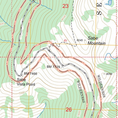 Sabe Mountain, ID FSTopo Legacy Preview 3