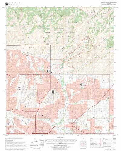 Sabino Canyon, AZ FSTopo Legacy Preview 1