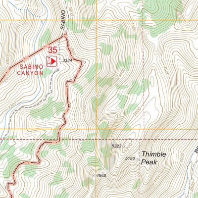 Sabino Canyon, AZ FSTopo Legacy Preview 3