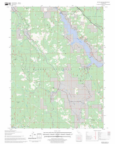 Ruth Lake, CA FSTopo Legacy Preview 1