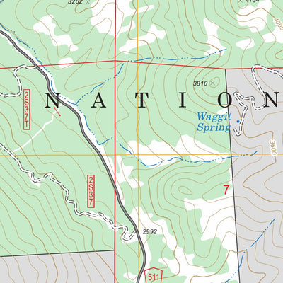 Ruth Lake, CA FSTopo Legacy Preview 2