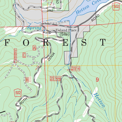 Ruth Lake, CA FSTopo Legacy Preview 3