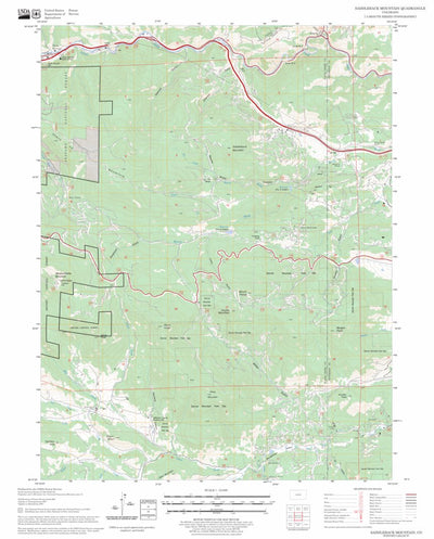 Saddleback Mountain, CO FSTopo Legacy Preview 1