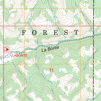Saddleback Mountain, WY FSTopo Legacy Preview 3