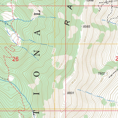 Saddle Peak, MT FSTopo Legacy Preview 2