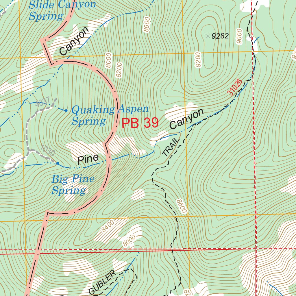 Saddle Ridge Map Saddle Mountain, UT FSTopo Legacy Map by US Forest Service - Topo ...