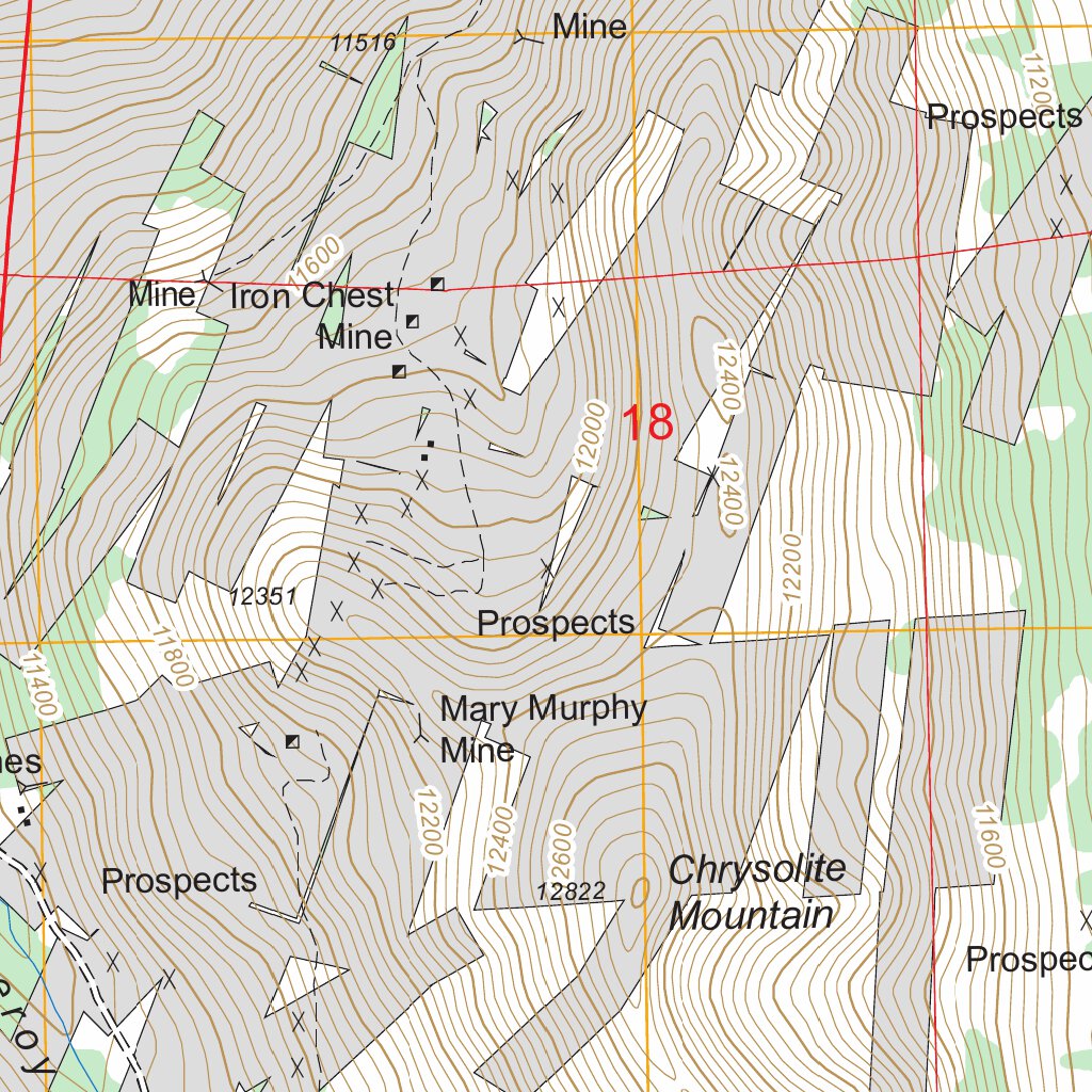 Saint Elmo, CO FSTopo Legacy Map by US Forest Service - Topo | Avenza Maps