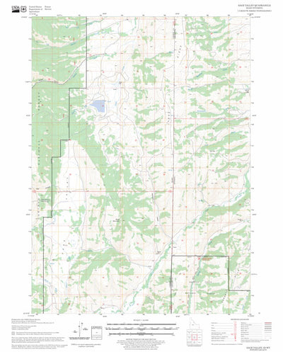 Sage Valley, ID - WY FSTopo Legacy Preview 1