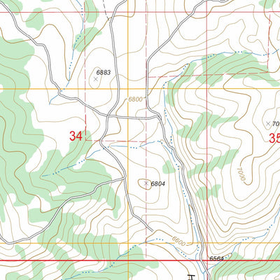 Sage Valley, ID - WY FSTopo Legacy Preview 2