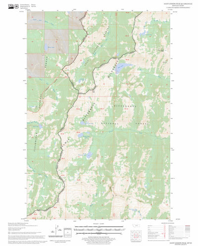 Saint Joseph Peak, MT - ID FSTopo Legacy Preview 1