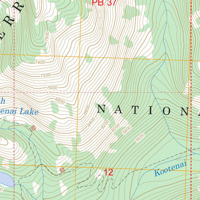 Saint Joseph Peak, MT - ID FSTopo Legacy Preview 2
