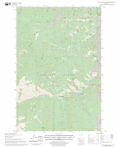 Saint Patrick Peak, MT FSTopo Legacy Preview 1