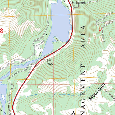 Salmon Lake, MT FSTopo Legacy Preview 3