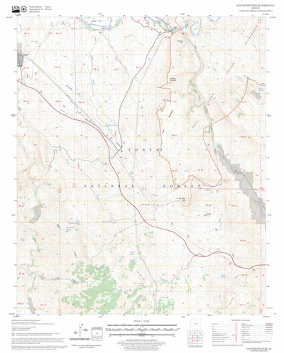 Salt River Peak, AZ FSTopo Legacy Preview 1