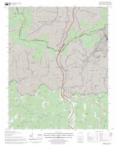 Sams Gap, NC - TN FSTopo Legacy Preview 1