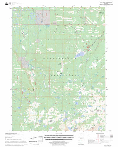Sand Lake, WY FSTopo Legacy Preview 1