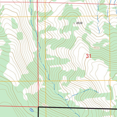 Sand Creek Pass, CO - WY FSTopo Legacy Preview 3