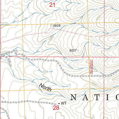 Sandrock Canyon, ID FSTopo Legacy Preview 2