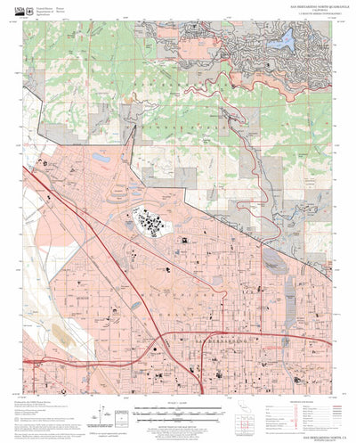 San Bernardino North, CA FSTopo Legacy Preview 1